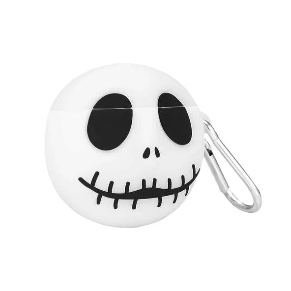 E2M AIRPODS 1-2 KILIF JACK SKELLINGTON BEYAZ