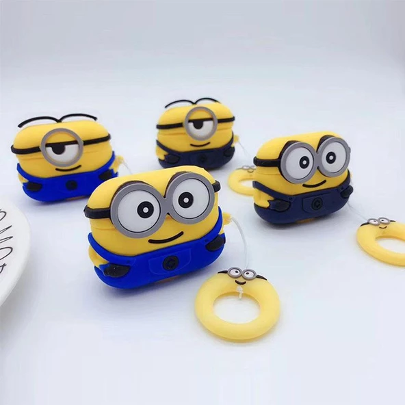 E2M AIRPODS 3 KILIF ÇİFT GÖZ MAVİ - 2