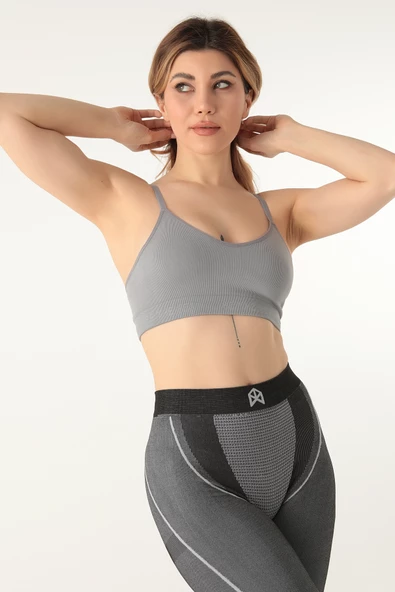 DoReMi Dikişsiz Örme Kapsız Spor Sütyeni - 3