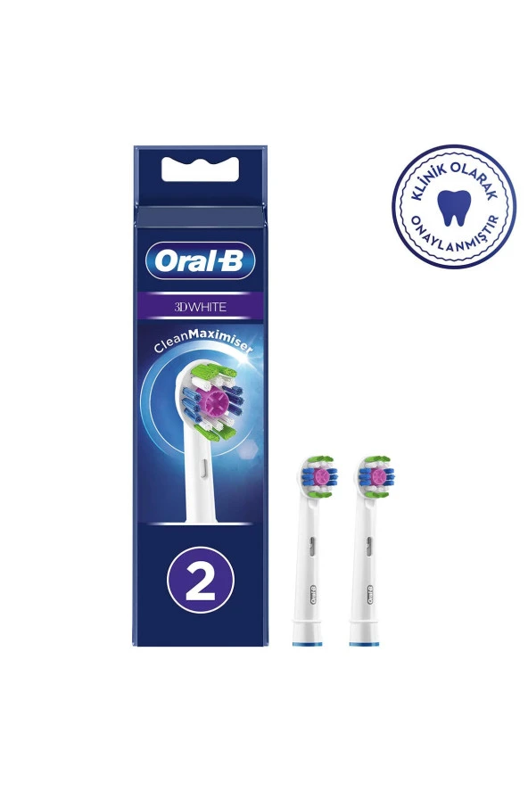 Oral-B Diş Fırçası Yedek Başlığı 3 Boyutlu 2li