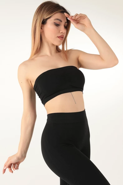 DoReMi Seamless Straplez Askısız Pedli Büstiyer - 9