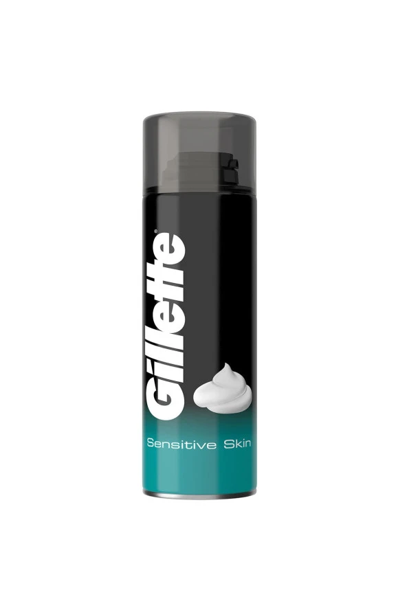 Gillette Tıraş Köpüğü 200 ml Hassas Ciltler