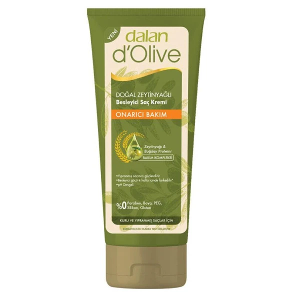 Dalan Dolive Zeytinyağlı Onarıcı Bakım Saç Bakım Kremi 200ml
