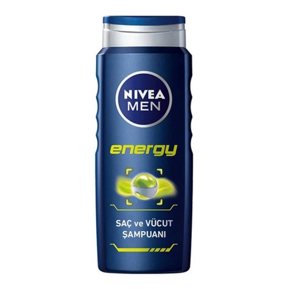 Nivea Men Energy Duş Jeli 500 Ml 3 Ü 1 Arada Komple Bakım