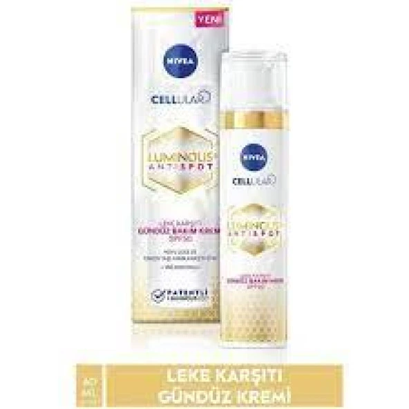 Nivea Luminous630 Leke Karşıtı Gündüz Yüz Kremi 40 Ml spf50 Yüksek Güneş Korumalı