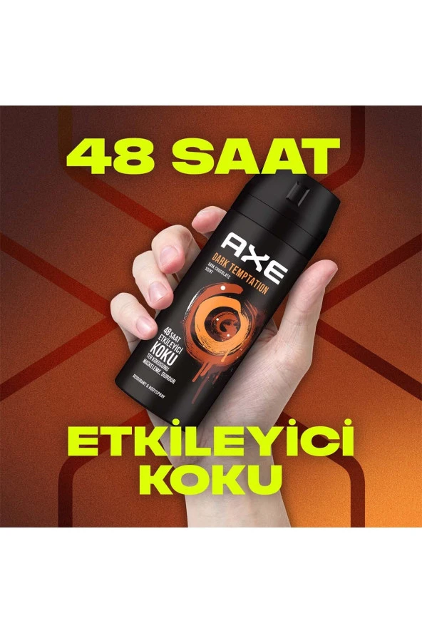 Axe Erkek Deodorant Sprey Dark Temptation 150 ml - 5