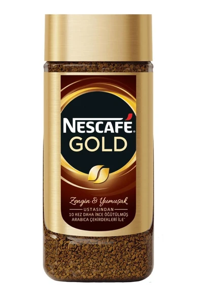 NESCAFE GOLD KAHVE CAM KAVANOZ 200 GR ürün görseli