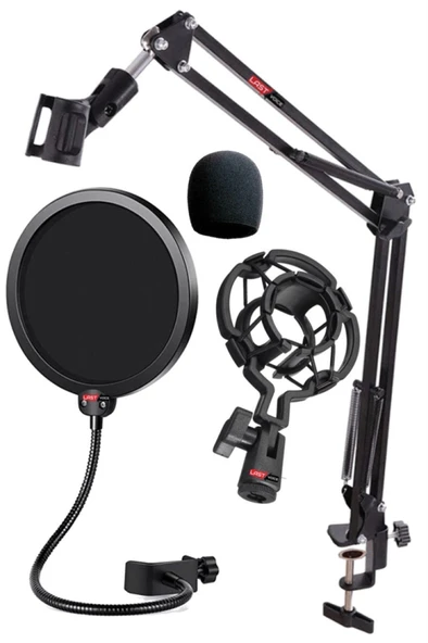 Lastvoice Nb39PSMX Mikrofon Standı Shock Mount Pop Filter Sünger Seti ürün görseli 1