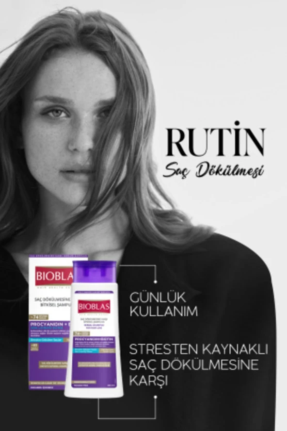Bioblas Dökülen Saçlar Için Anti Stres Şampuan 360 - 3