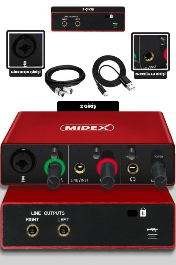 Lastvoice BM800-GLX-500 PRO Ses Kartı ve Condenser Mikrofon Stand Filtre Set - 2