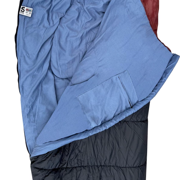 SAVAGE Peak -35 C Bordo-Siyah Uyku Tulumu (YS-535) - 3