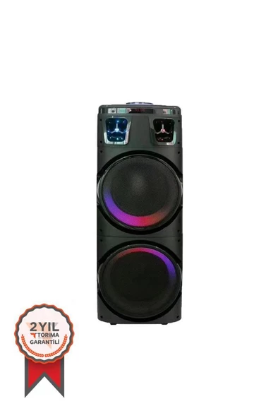 Torima BTS-1708 Taşınabilir Rgb Ledli Bluetooth Hoparlör Usb-Tf Siyah - Resim 2