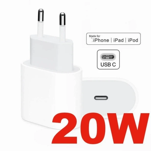 Orjinal Apple iPhone 11 20W Hızlı Şarj Kafası USB-C MHJE3TU-A KABLOSUZ