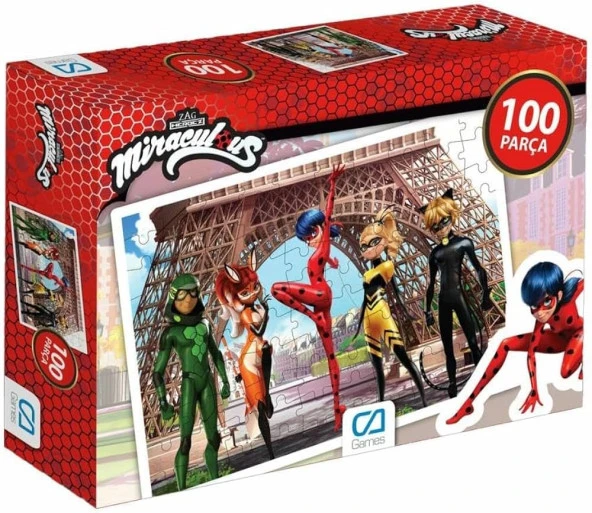 Puzzle 100 Parça Miraculous