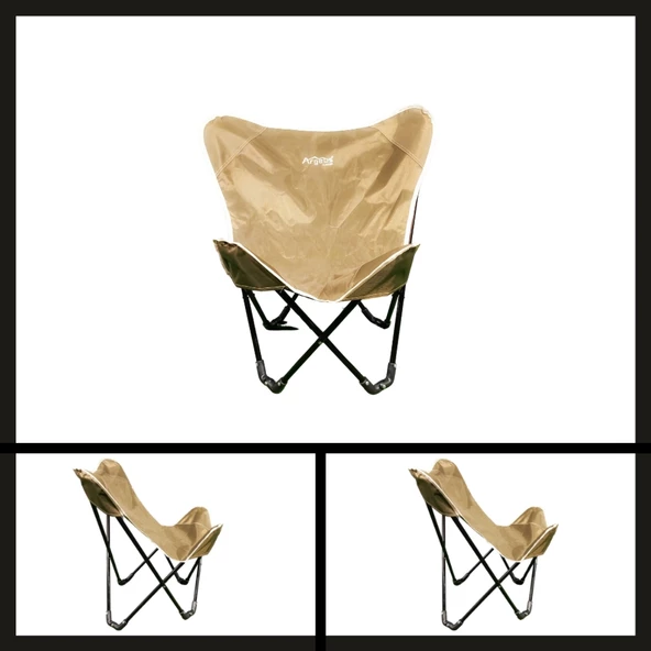 Uyguna-Yakala Bal Köpüğü Argeus Butterfly Katlanabilir Kamp Sandalyesi-TAB.068