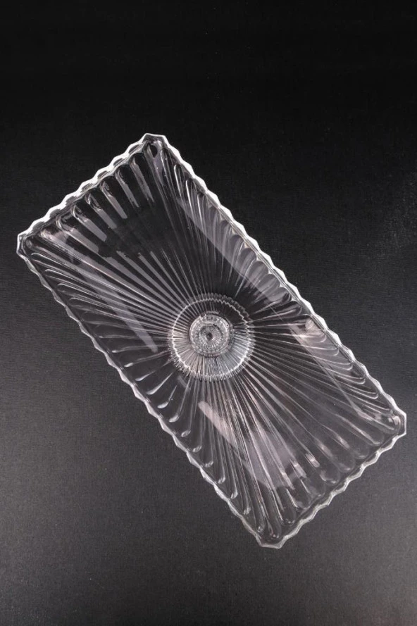 Digithome Cam Kek ve Pasta Sunum Standı Dikdörtgen 37,5 Cm – SN.DMB.010 C1-1-288 - 2