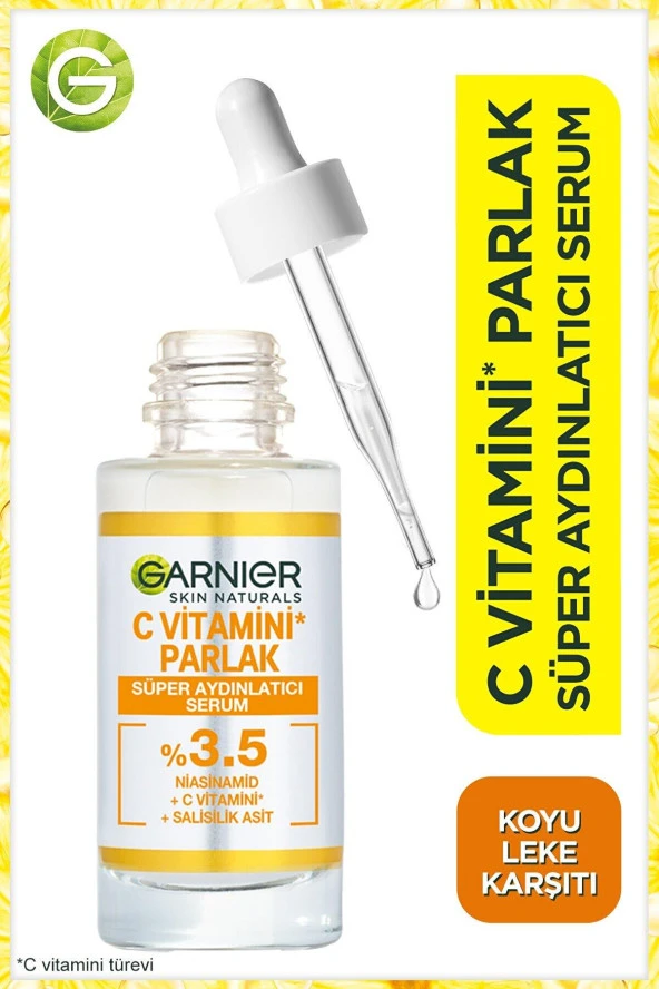 Garnier C Vitamini Parlak Süper Aydcı Serum 30 ml