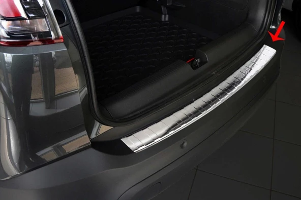 Opel Crossland Uyumlu X Krom Arka Tampon Eşiği 2017 Ve Üzeri - 1