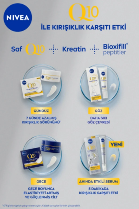 Nivea Q10 Kırışıklık Karşıtı Cilt Serumu 15 Ml, 5 Saf Q10 Ile Yaşlanma Karşıtı Etki - Resim 7