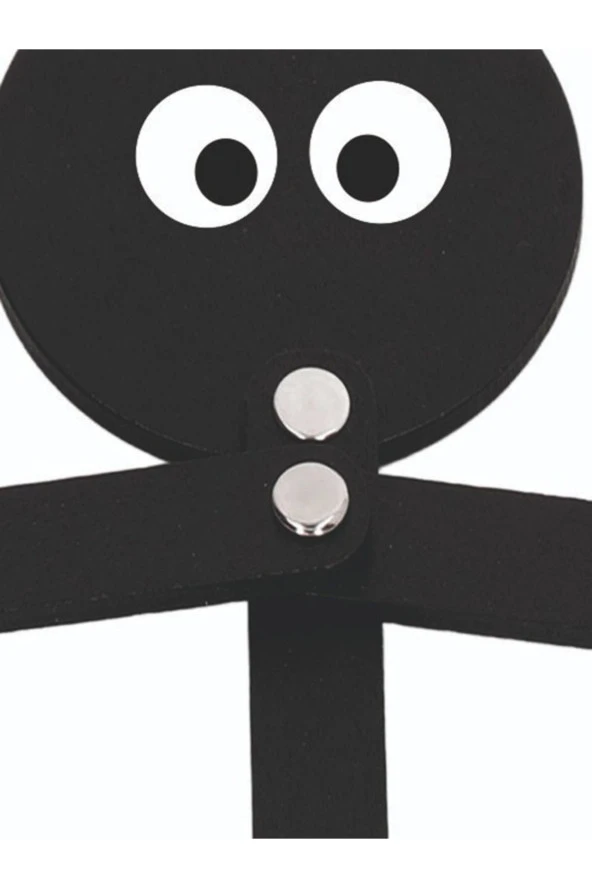 2 Adet Çöp Adam 1 adet 30lu Görev Kartı Montessori Ahşap Eğitici Oyuncak - Resim 3