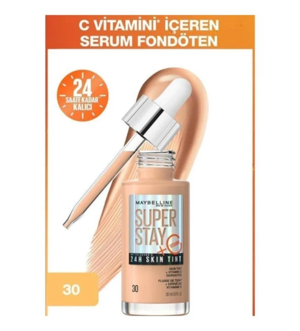 Maybelline New York Super Stay Skin Tint Fondöten - 30