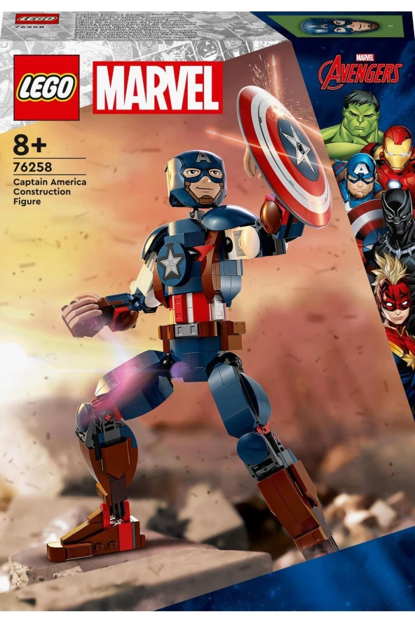 Marvel Kaptan Amerika Yapım Figürü 76258 - 6