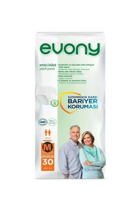 Evony Emici Külot 30lu Medium Unisex