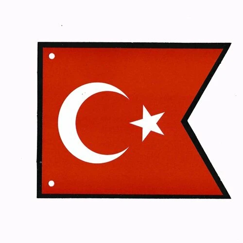 Türk Bayrağı Zikzak Banner ürün görseli