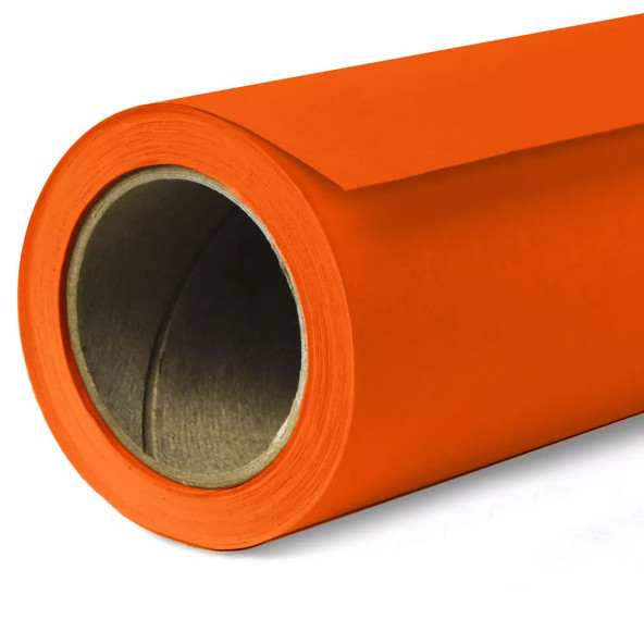 Gdx Sabit (Tavan & Duvar) Kağıt Sonsuz Stüdyo Fon Perde (Tangelo) 2.70x11 Metre - 3