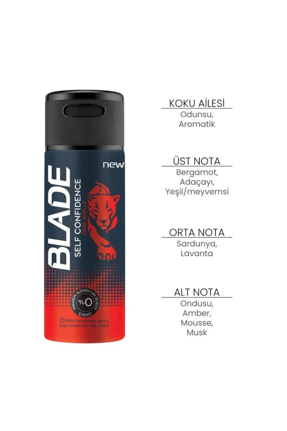 Blade Deo Self Confidence 150ml Std