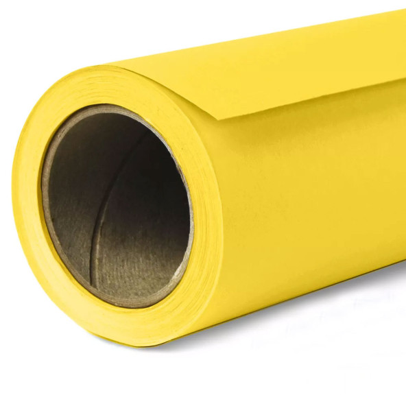 Gdx Sabit (Tavan & Duvar) Kağıt Sonsuz Stüdyo Fon Perde (Canary) 2.70x11 Metre - 3