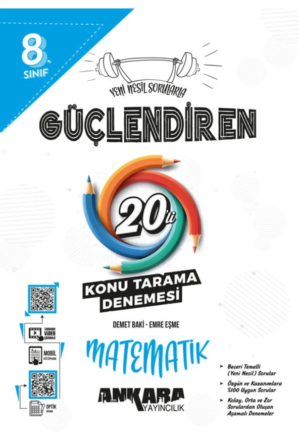 8.? ?Sınıf Güçlendiren Matematik 20li Konu Tarama Denemesi
