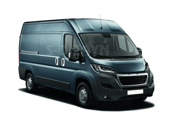 Peugeot Boxer Uyumlu ABS Krom Kapı Kolu 4 Kapı 8 Parça 2006 Üzeri