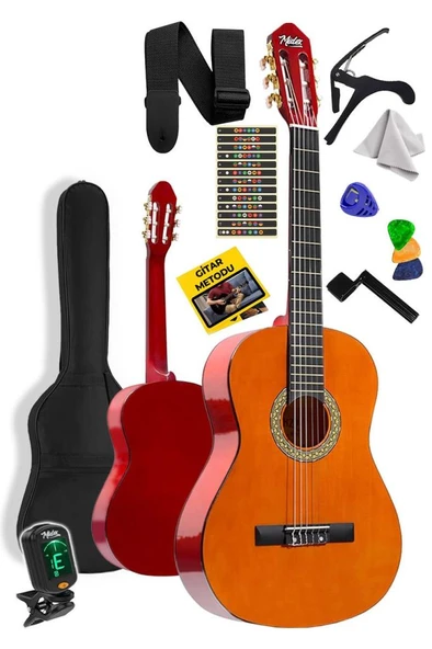 Midex CG-36YL-PAK Kaliteli 36 İnç 3/4 Junior Çocuk Gitarı 8-12 Yaş Arası (Çanta Tuner Askı Pena Metod) ürün görseli 1