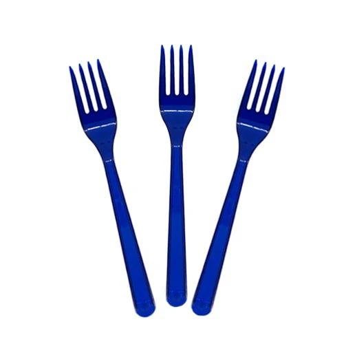 Pastik Çatal 10lu pk Lacivert - Resim 1