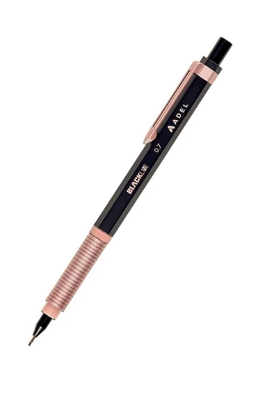 Adel Blackline Metal Gövdeli Versatil Kalem 0.7 Mm PEMBE-SİYAH ürün görseli