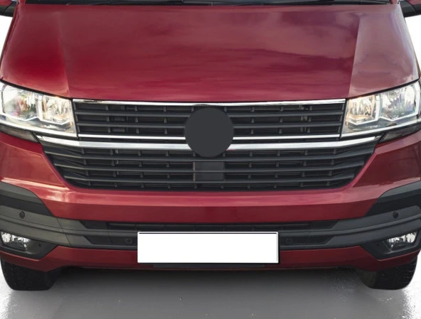 Volkswagen Transporter Uyumlu 45297 Transporter Krom Ön Panjur Kaput Üst Çıtası 2020 Ve Sonra