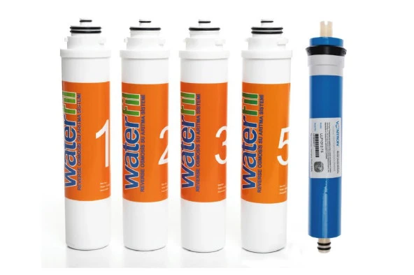 Sulook Waterlife Su Arıtma Cihazı Uyumlu Tak-Çevir 6'lı Filtre Seti, Vontron Membranlı ürün görseli
