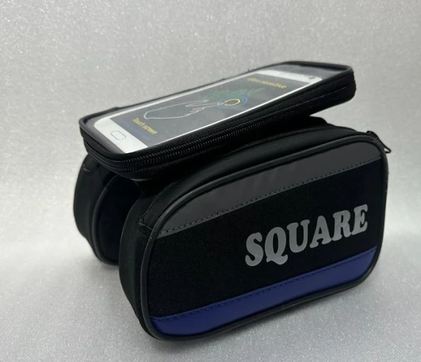 SQUARE S-250 Kadro Üstü Heybe Çanta - SİYAH MAVİ