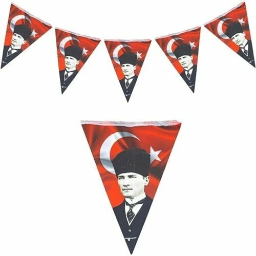 Üçgen Flama Atalı Türk Bayrağı ürün görseli