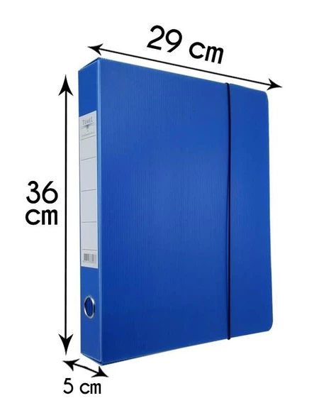 Arşiv ve Proje Kutusu 29x36x5cm Mavi 25 Adet - 4