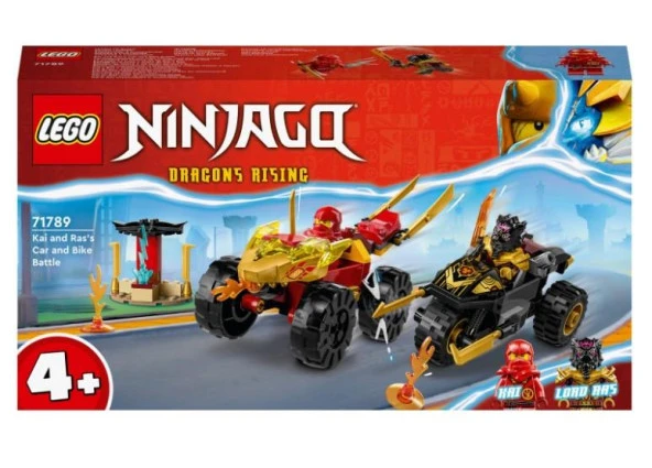 Lego Ninjago Kai ve Rasın Araba ve Motosiklet Savaşı 71789 ürün görseli