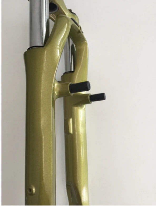 GOLDENWHEEL 28" MD-690 D-V Fren Manuel Kilitli Amotrisörlü Maşa - Parlak Yeşil - 3