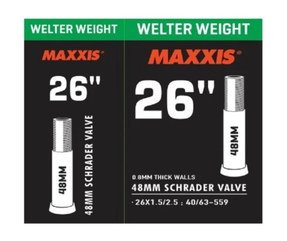 MAXXIS İç Lastik 26X1.5/2.5 48 mm SV Kalın Sibop