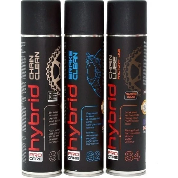 HYBRID PRO CARE SET-3 S1+S2+S4 YAĞ BAKIM SETİ