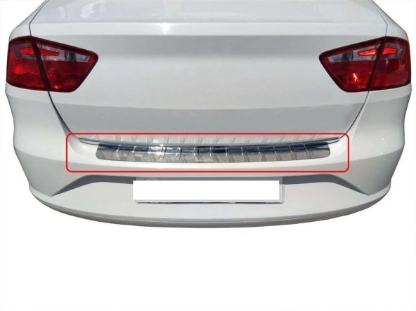 Seat Toledo Uyumlu 4 Arka Tampon Eşiği Krom 2013 Ve Sonrası - 1
