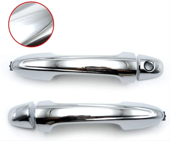 Toyota Hilux Uyumlu Revo 2016-2019 Kapı Kolu Kaplama Krom - Resim 2