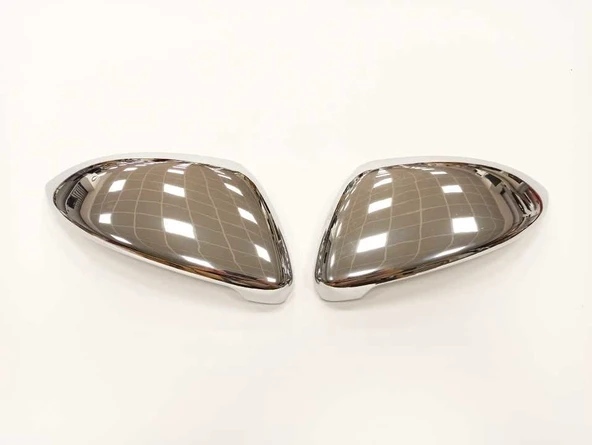 Volkswagen Golf Uyumlu 7 - 45419 2013-2020 Ayna Kapağı Krom - 1