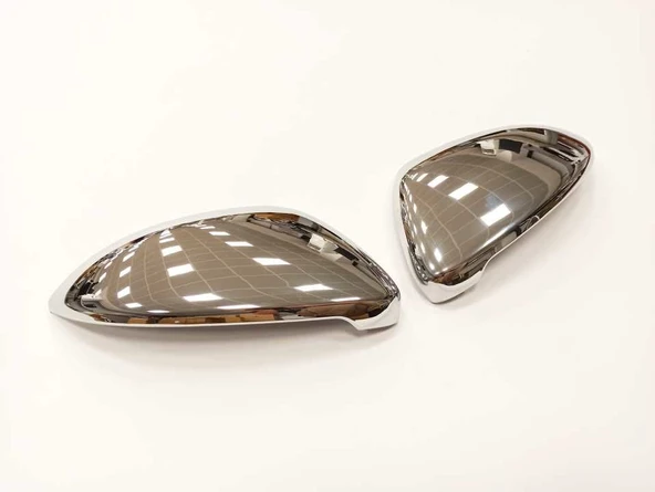 Volkswagen Golf Uyumlu 7 - 45419 2013-2020 Ayna Kapağı Krom - 2