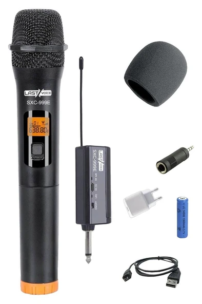 Lastvoice Sxc-999E Şarjlı Telsiz Kablosuz El Mikrofonu